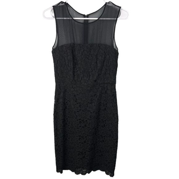 Diane Von Furstenberg Cotton Blend Lace Silk Mini Dress Size 2 - Picture 1 of 11